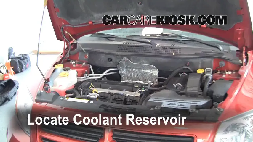 2008 Dodge Caliber SE 2.0L 4 Cyl. Coolant (Antifreeze) Fix Leaks